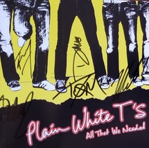 Plain White T&#39;s &quot;All that We Needed&quot; Autographed CD - £19.94 GBP