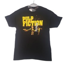 PULP FICTION Jules and Vincent Black T Shirt Mens Size Large NEW - £18.79 GBP