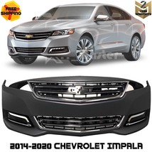 Bumper Cover Paintable &amp; Grille Assembly Kit For 2014-2020 Chevrolet Impala - £638.01 GBP
