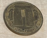 Vintage Stonehenge Travel Souvenir Challenge Coin Souvenir KG JD - £7.73 GBP