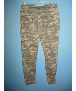 Juniors Vanilla Star Green Camo Distressed Jeans 7 Mid Rise Skinny - £8.96 GBP