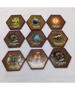 (9) Vintage Heroscape Glyph Tokens *No Cards* - $17.81