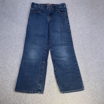 Old Navy Jeans Boys Size 10 Husky Dark Blue 100% Cotton Youth Adjustable Waist - £7.84 GBP