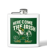 Fighting Irish Game Day Dad Flask | 6oz Stainless Steel - $21.99