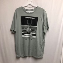 The Nike Tee Mens XL Athletic Cut Dri-Fit Football They Slept on Me Gray Shirt - £13.11 GBP