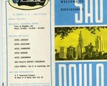 Sao Paulo Brazil Brochure and Map by R Simon Jewelers 1960 - $17.82