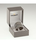 Dannijo Laiton Plaque Pierre Bague Avec Swarovski Cristaux Taille 7 W / ... - $4,393.74 MXN