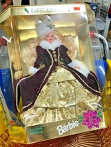 1996 Holiday Barbie 1996 Special 4th Edition Burgundy White and Gold   - £39.31 GBP