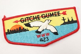 Vintage Gitche Gumee Lodge 423 OA Order Arrow WWW Boy Scouts America Fla... - $10.52