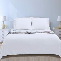 Queen Bed Sheet Set, 16-inch Deep Pocket Sheet 4 Piece Hotel Luxury Soft Bedding - £32.14 GBP