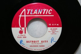 SOLOMON BURKE Detroit City / It&#39;s Been A Change PROMO 45 ATLANTIC 2459 R... - £7.88 GBP