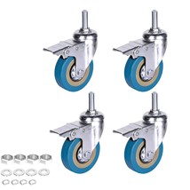 Youngine 4 Pack Caster Wheels Heavy Duty Swivel Casters with Brakes Dual... - $34.60