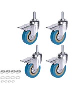 Youngine 4 Pack Caster Wheels Heavy Duty Swivel Casters with Brakes Dual... - €30,00 EUR