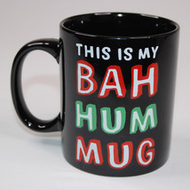 This Is My Bah Hum Mug Christmas Coffee Cup Or Mug Black White Red Green... - $10.23