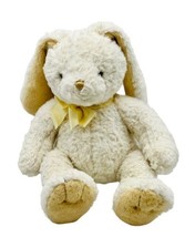 Childrens Place White Bunny Rabbit Plush Made with Love Bow Stuffed Animal Lovey - £18.38 GBP