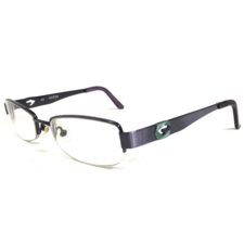 Guess Eyeglasses Frames GU2215 PUR Brushed Purple Metal Half Rim 51-18-135 - £29.87 GBP