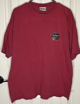 Vintage Disney World Shirt Adult Mens XL Red Short Sleeve Wilderness Lodge - $15.44