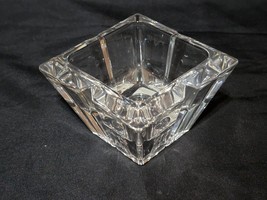 SIGNED ROSENTHAL 24% Lead Crystal Tapered Glass Multi Candle Type Holder... - $18.79