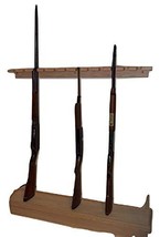 handmade Oak Closet Gun Rack with Butt Rest - Single Barrel Model - £63.87 GBP