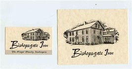 Bishopsgate Inn Brochure &amp; Business Card East Haddam Connecticut  - £13.74 GBP