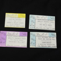 Ringling Brothers World Toughest Rodeo Truck Tractor Pull Ticket Stubs L... - £11.51 GBP