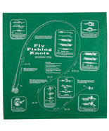 Printed Image Fly Fishing Knots Bandanna 22&quot; x 22&quot; Green Knot Tying Tips - €9,94 EUR