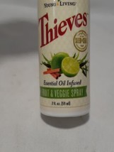 Young Living Thieves Fruit &amp; Veggie Spray 2 fl oz, New &amp; Sealed - $7.86