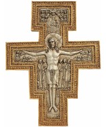 San Damiano Church Cross Christian Religious Wall Sculpture - £45.66 GBP