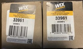 WIX 33961 Filter Lot Of 2 533961 New Sealed In Plastic With Box - £11.87 GBP