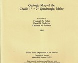 Geologic Map: Challis 1 x 2 Quadrangle, Idaho - $16.89