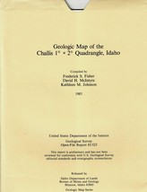 Geologic Map: Challis 1 x 2 Quadrangle, Idaho - £13.34 GBP