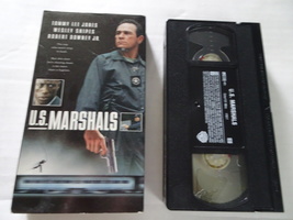 US Marshals - VHS Tape - Tommy Lee Jones, Wesley Snipes, Robert Downey Jr - 1998 - £5.53 GBP