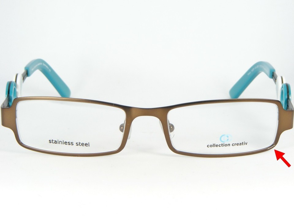 collection creativ 1228 350 BRONZE EYEGLASSES GLASSES FRAME 51-18-135mm (NOTES) Item image 2