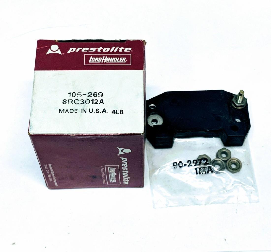 Prestolite Loadhandler 105-269 8RC3012A Alternator Voltage Regulator 124... - $29.67