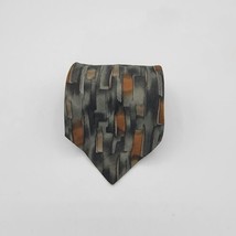 Mens Green and grey Tie Necktie Towncraft, size 57 X 3.5 inch Vintage Polyester - £8.75 GBP
