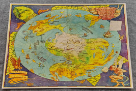 High quality map of the Discworld written by Terry Pratchett - £33.58 GBP+