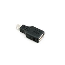 AKORD USB-2 USB Female to Mini USB Male 5 Pin Adapter Converter Black  - $12.00