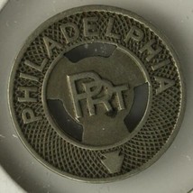 Vintage Token Coin PRT Philadelphia PA Railroad Transit One Fare 16MM PRR Logo - £7.76 GBP