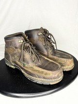 Georgia Athens Waterproof Leather Work Boot Men’s 10.5 Brown Lace Up - $55.00