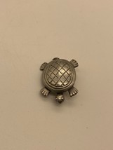 EUC Pewter Turtle Signed JJ 1988 - £7.78 GBP