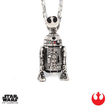 Han Cholo STAR WARS Silver R2D2 Pendant Shadow Series Necklace 30&quot; NEW - $66.83