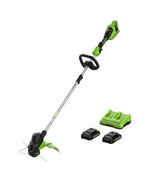 Greenworks 48V (2 x 24V) 15&quot; Cordless String Trimmer, (2) 2.0Ah Batterie... - $13,855.24 MXN