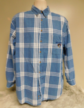 Disney Store Mickey Mouse Shirt Mens Large 52/54  Long Sleeve Button Down - £14.59 GBP