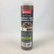 Komodo Living Natural Coconut Fiber Terrarium Liner 12&quot; x 30&quot; New Reusable  - $14.52