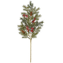 Christmas Decoration Angel Pine Branch with Berries 28 Inches - £19.18 GBP