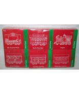 6 Vintage 1998 Home Towne Express JC Penny Christmas Train Cars &amp; Engine... - $645.15 MXN