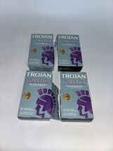 TROJAN (4 Boxes of 12) Ultra Thin Latex Condoms, For Ultra Sensitivity E... - $21.66