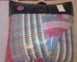 Ralph Lauren Amagansett  Summer Hill Plaid king comforter $470 New - £196.40 GBP