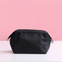 PURDORED 1 Pc Women Zipper Cosmetic Bag Solid Color Female Makeup Bag Travel Toi - £19.49 GBP