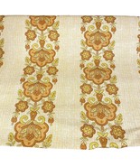 Vintage 1970s Yellow Orange Floral Wallpaper Roll–26+ Ft Mid-Century Cra... - $37.05